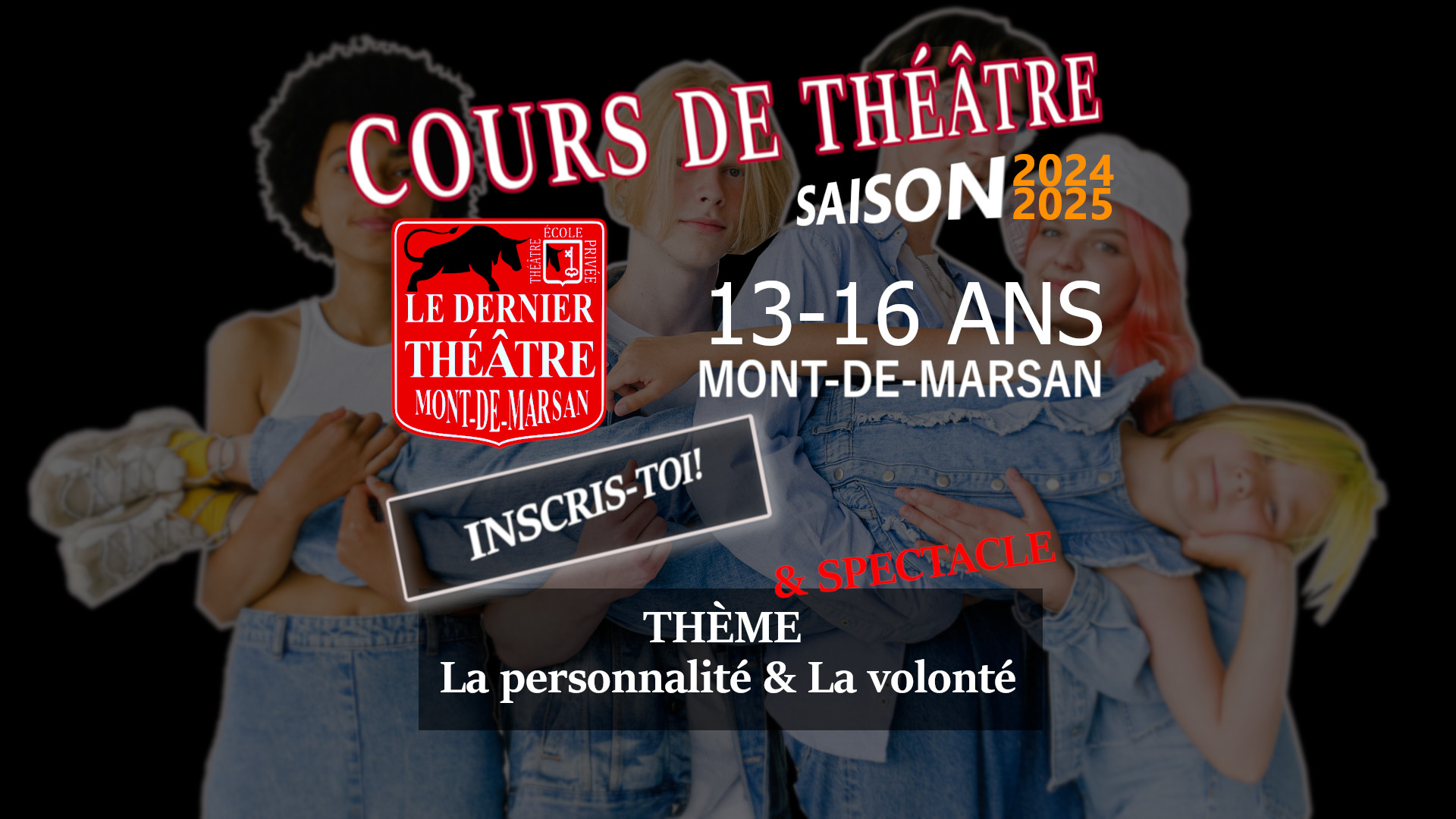 Le dernier théâtre - École privée art Dramatique - Cours Jeunes Ados